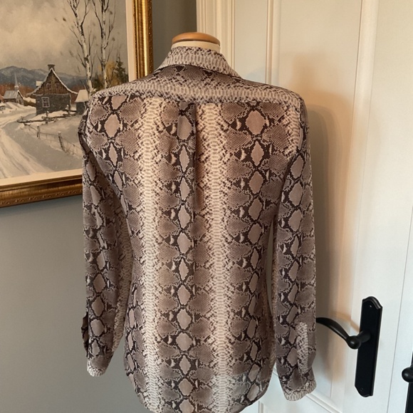 Zara snake print blouse size small - Picture 3 of 4